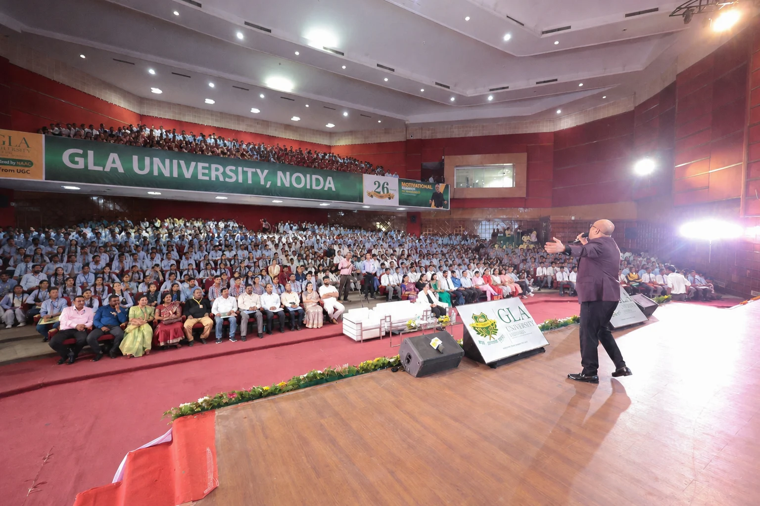 Auditorium · 1,200-seat auditorium at GLA Noida
