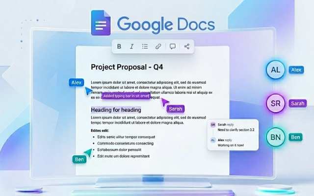Real-time collab tool Google Docs